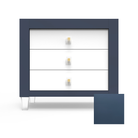 Millenario Single Dresser - Tots to Teens Furniture