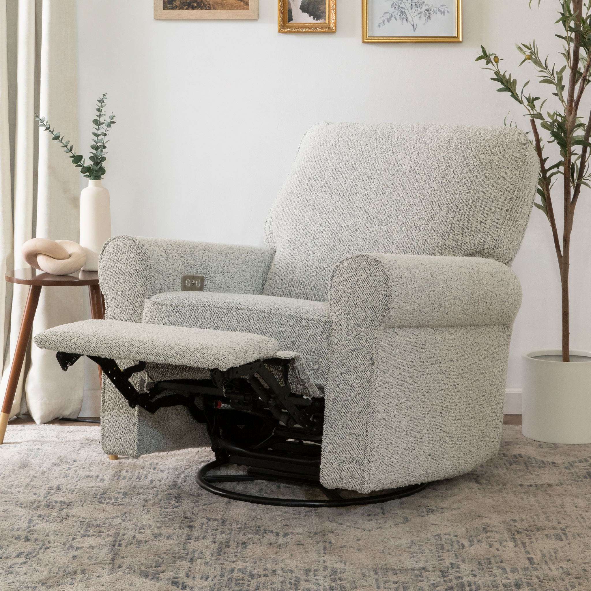 Monogram Monroe Power Recliner and Swivel Glider - Thumbnail 3
