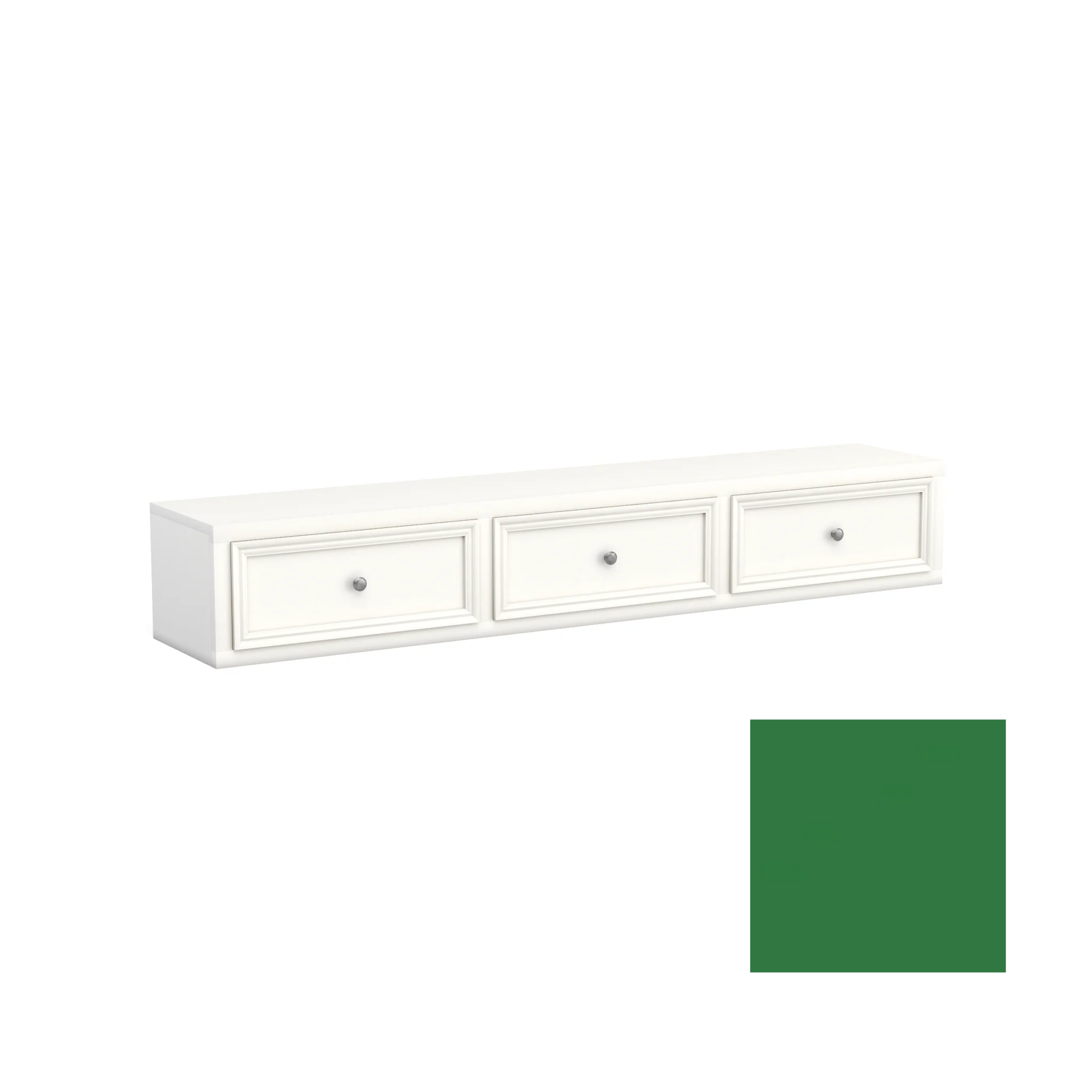 Neopolitan 3 Drawer Underbed Storage Unit - Tots to Teens Furniture