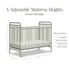 Abigail 3-in-1 Convertible Crib - Tots to Teens Furniture