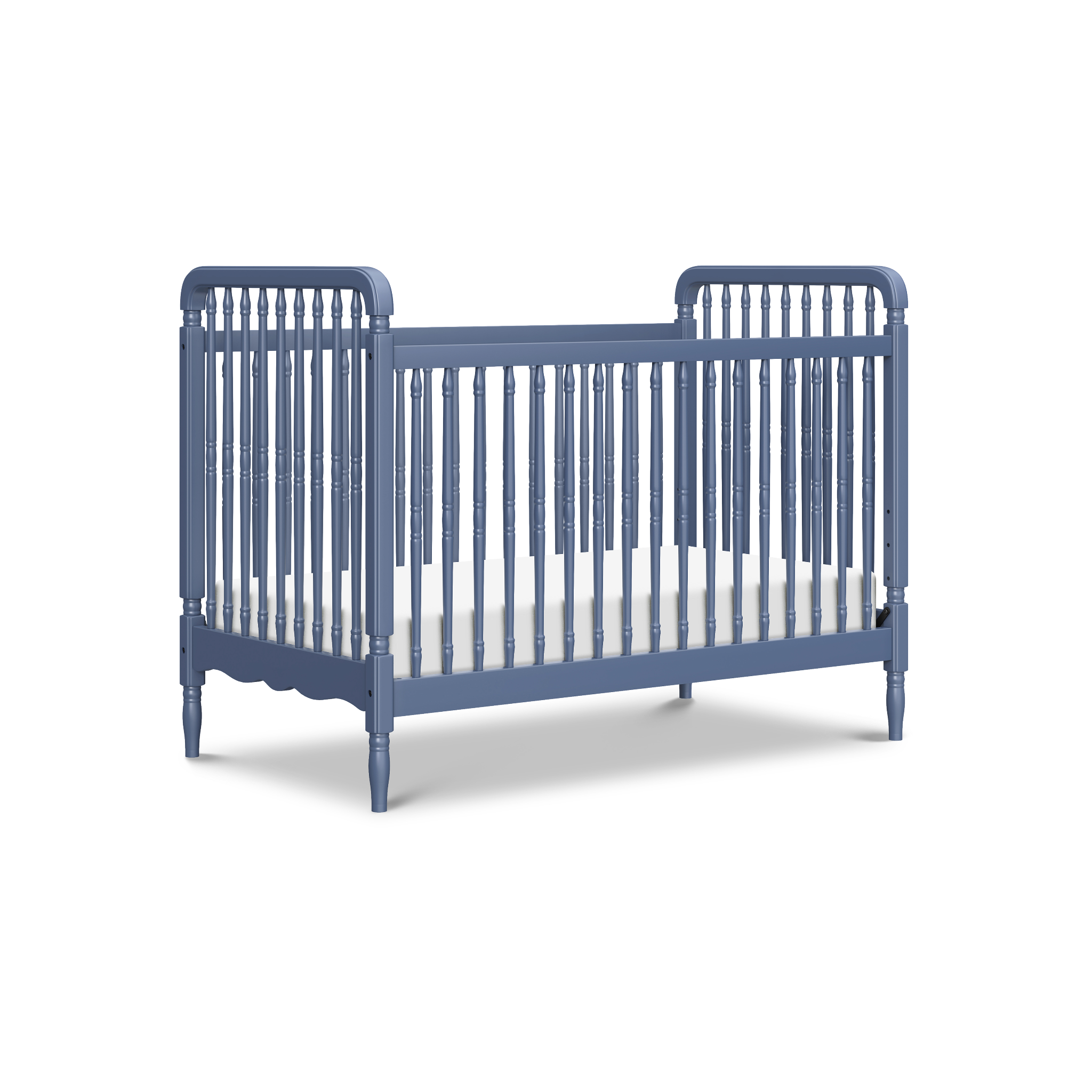 Liberty 3 in 1 Convertible Spindle Crib with Toddler Bed Conversion Kit - Tots to Teens Furniture