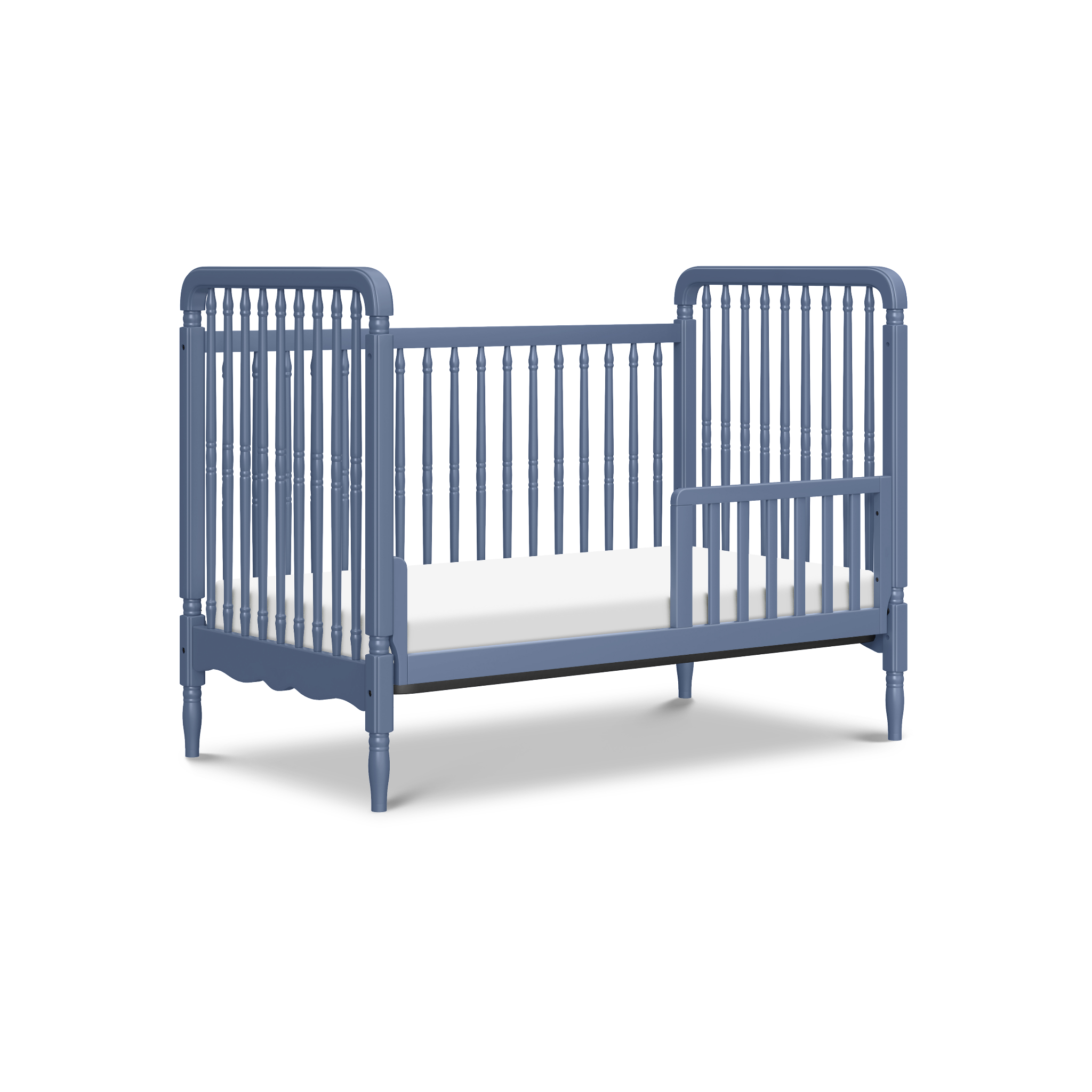 Liberty 3 in 1 Convertible Spindle Crib with Toddler Bed Conversion Kit - Tots to Teens Furniture