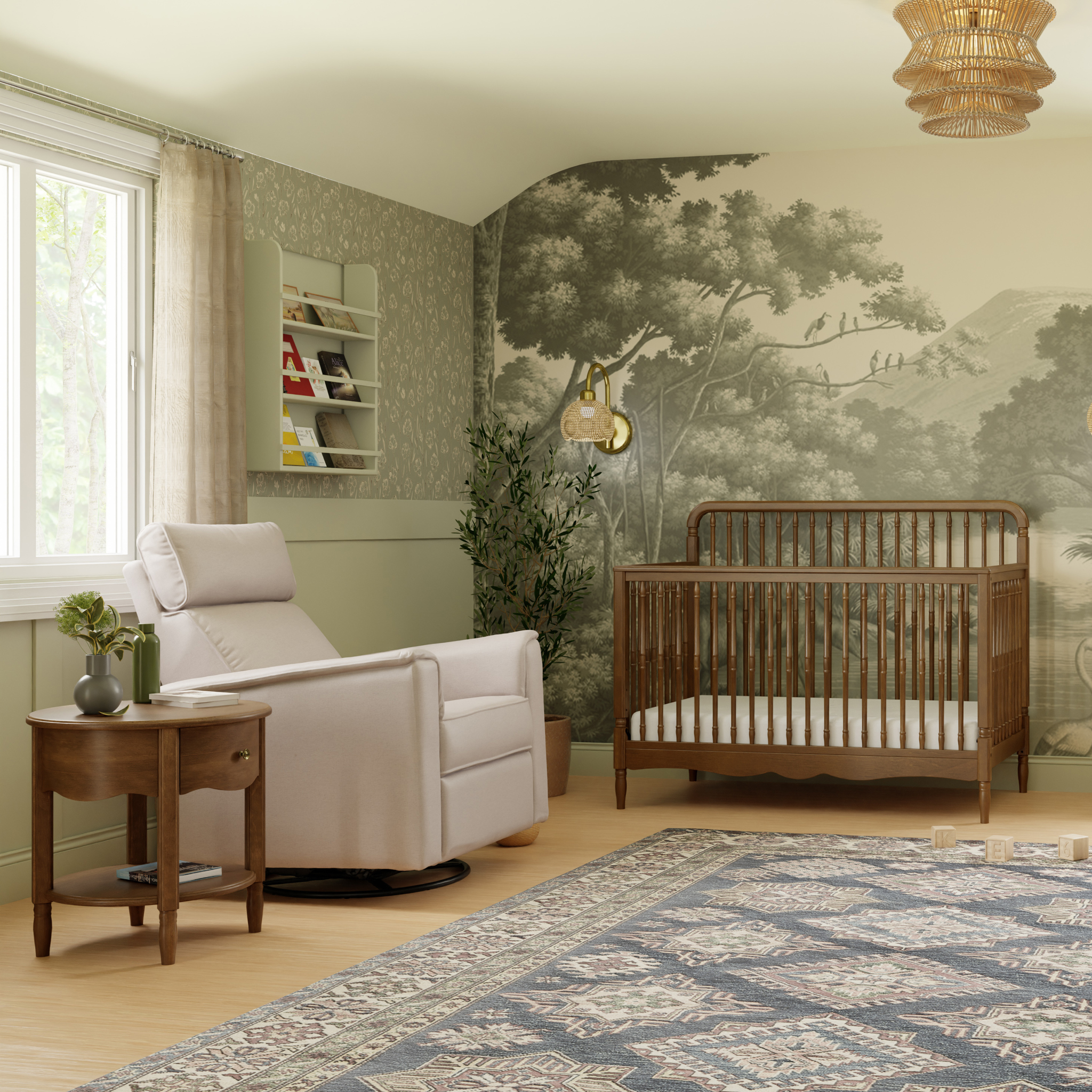 Liberty 4-in-1 Convertible Spindle Crib - Tots to Teens Furniture