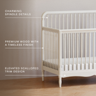 Liberty 4-in-1 Convertible Spindle Crib - Tots to Teens Furniture