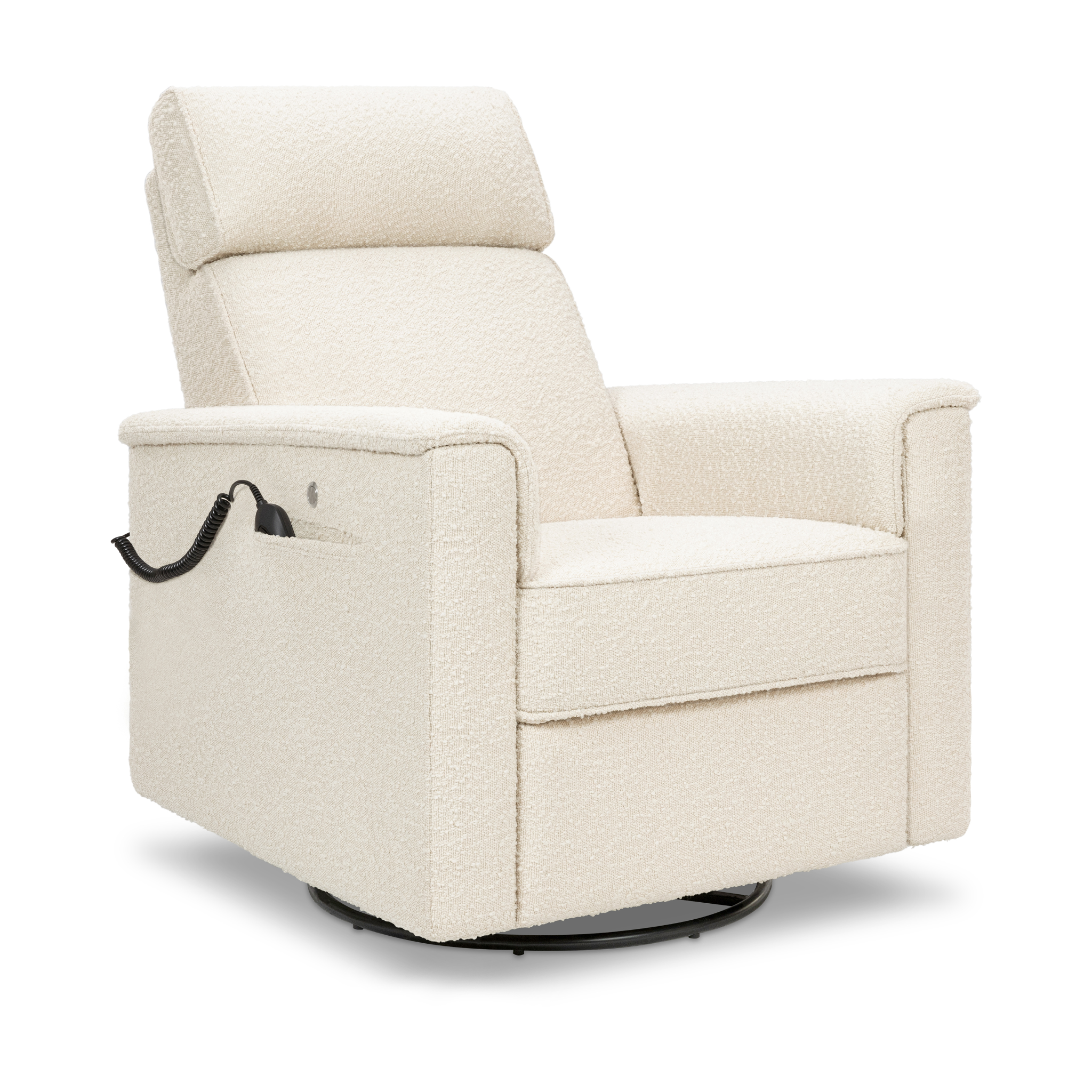 Willa Deluxe Power Recliner and Swivel Glider with Heat and Massage - Tots to Teens Furniture