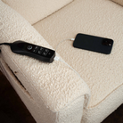 Willa Deluxe Power Recliner and Swivel Glider with Heat and Massage - Tots to Teens Furniture