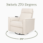 Willa Deluxe Power Recliner and Swivel Glider with Heat and Massage - Tots to Teens Furniture