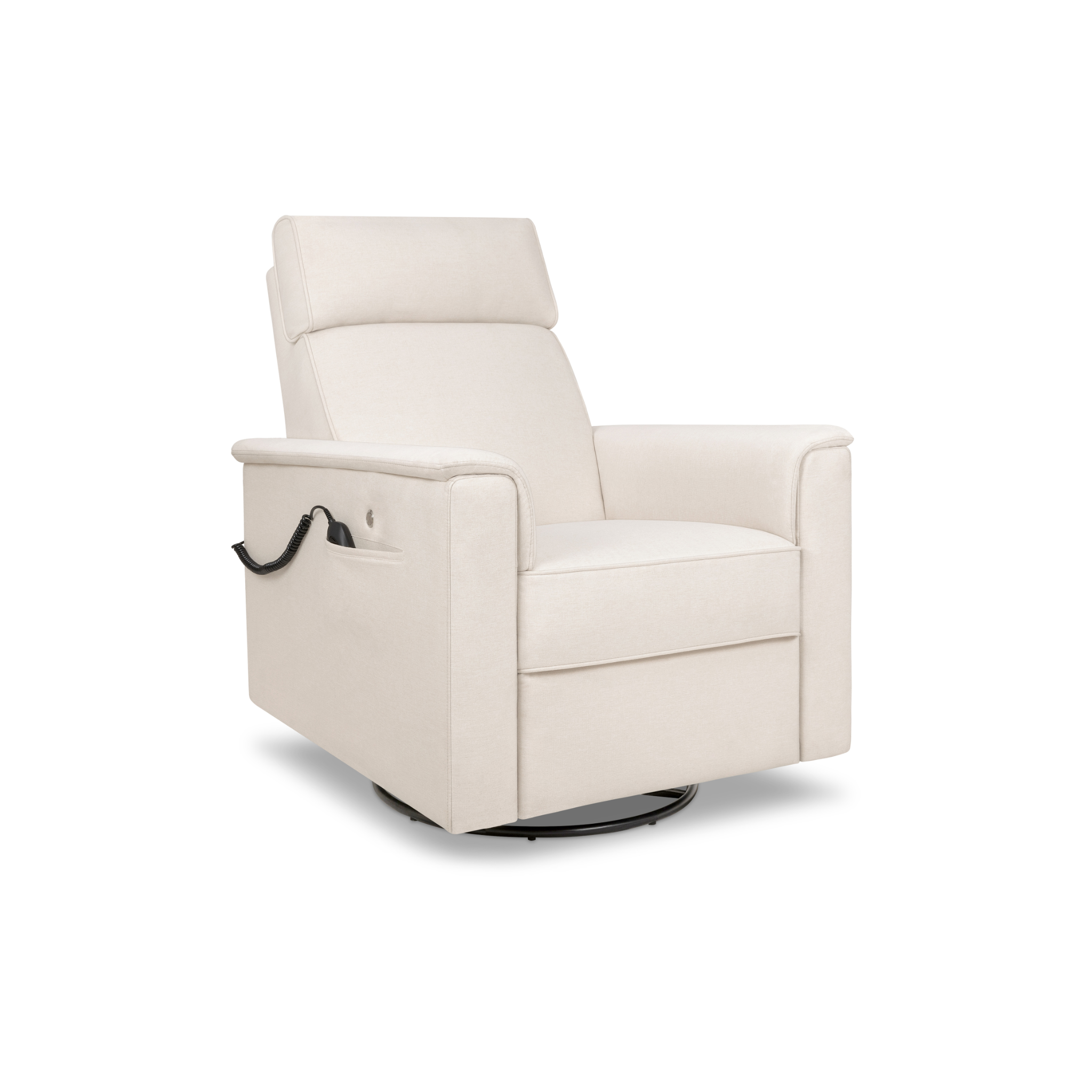 Willa Deluxe Power Recliner and Swivel Glider with Heat and Massage - Tots to Teens Furniture