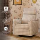 Willa Deluxe Power Recliner and Swivel Glider with Heat and Massage - Tots to Teens Furniture