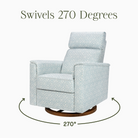 Willa Plus Power Glider Recliner w/ Power Headrest - Tots to Teens Furniture