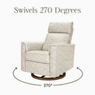 Willa Plus Power Glider Recliner w/ Power Headrest - Tots to Teens Furniture