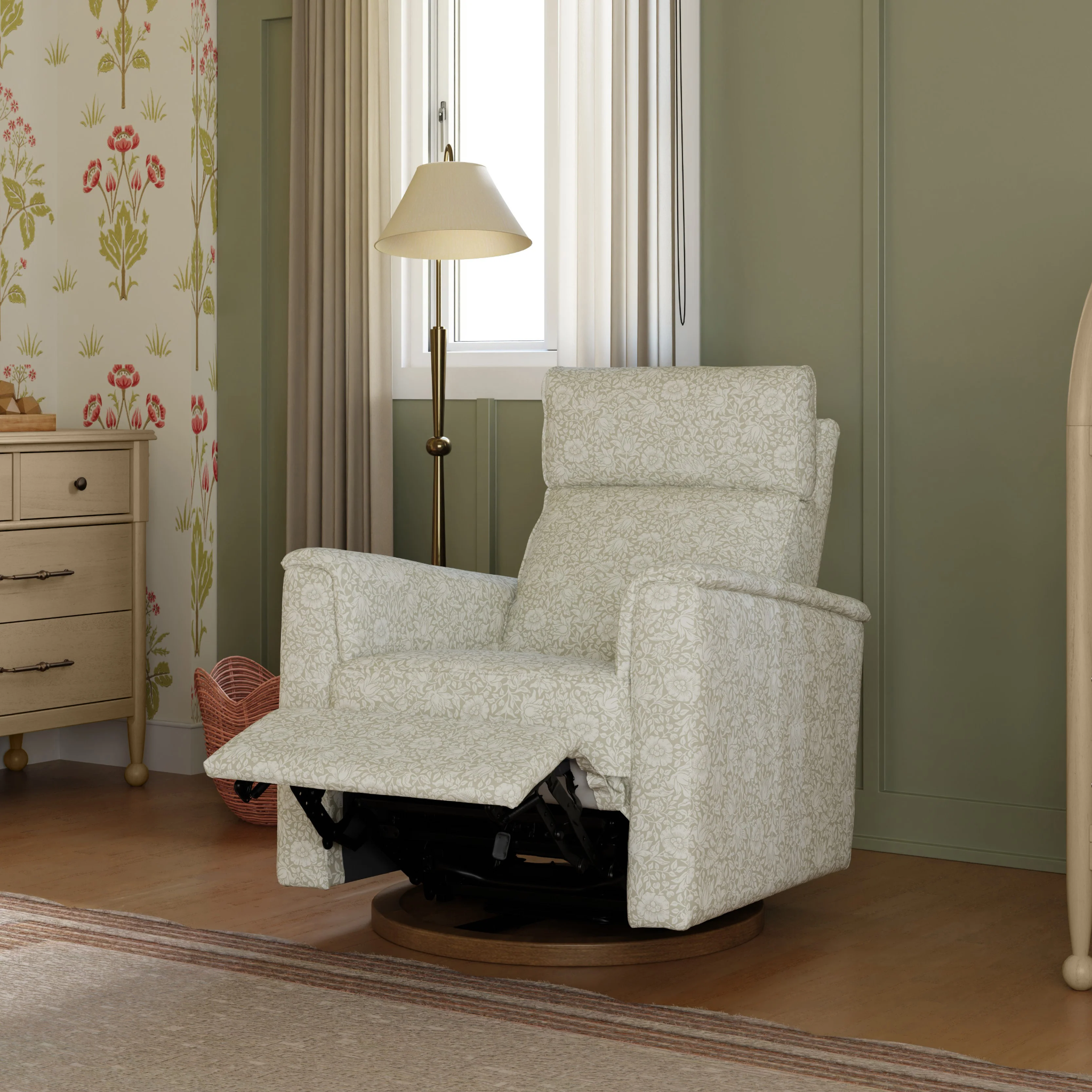 Willa Plus Power Glider Recliner w/ Power Headrest - Tots to Teens Furniture