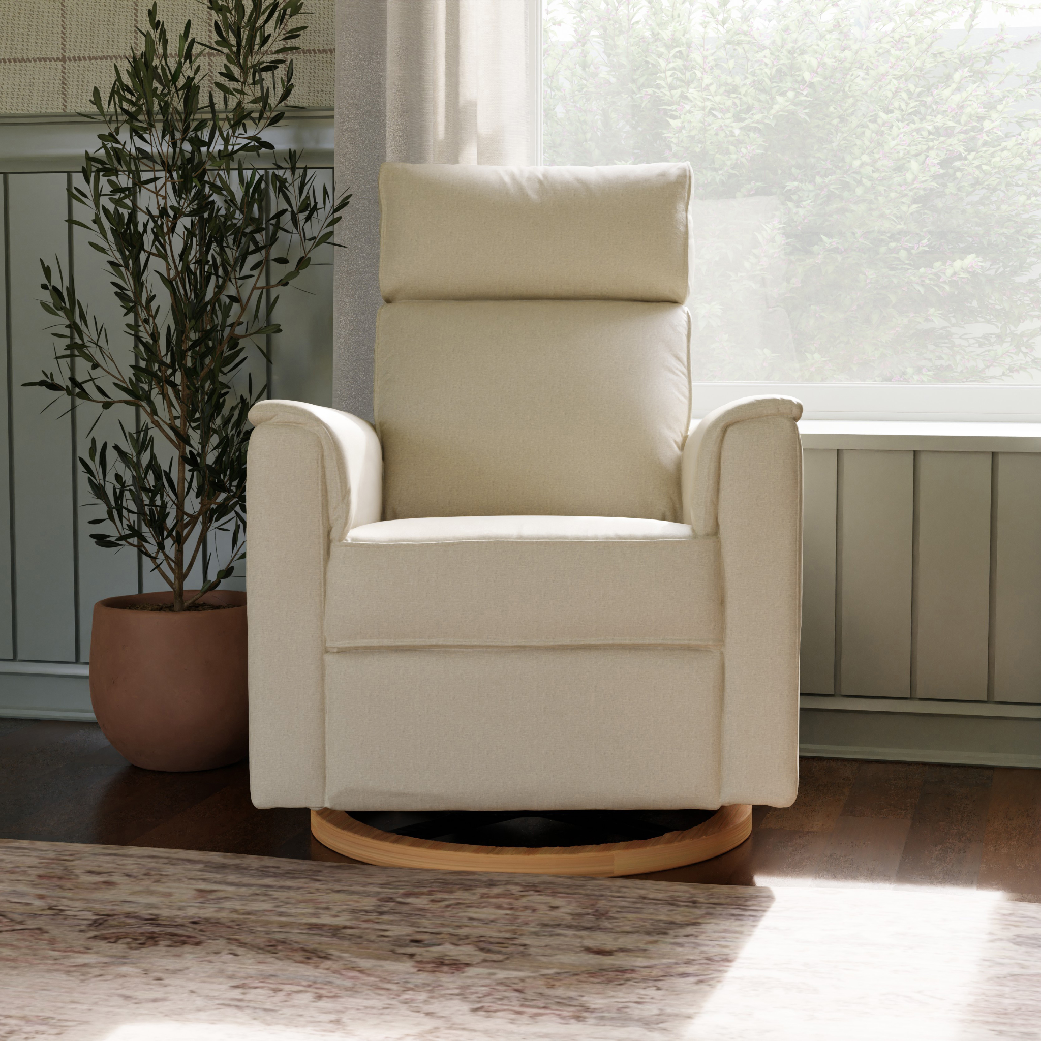 Willa Plus Power Glider Recliner w/ Power Headrest - Tots to Teens Furniture