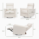 Willa Pro Power Recliner and Swivel Glider | Tots to Teens Furniture