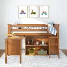 Kent - Twin/Full Bunk Bed w/Angle Ladder - Tots to Teens Furniture