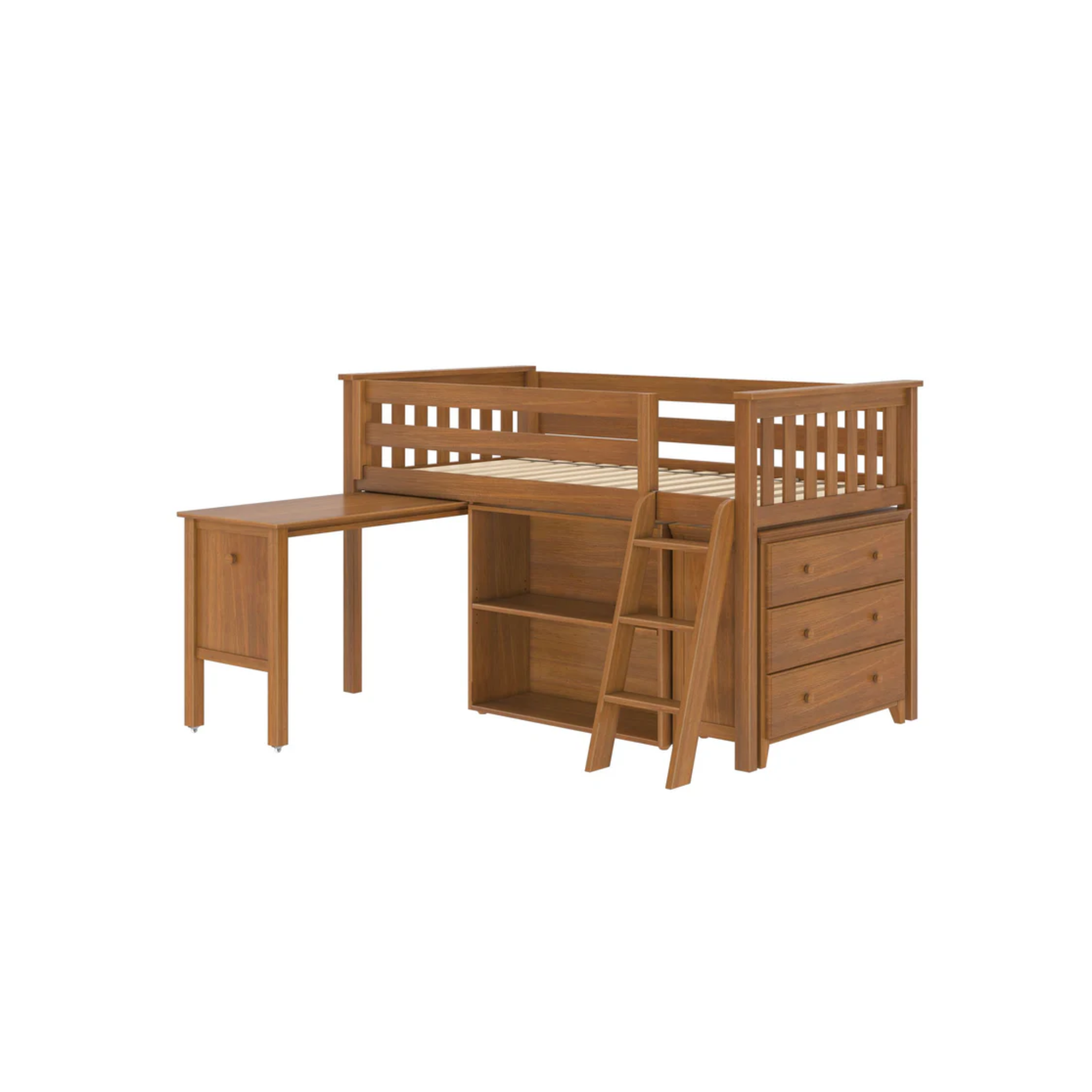 Kent - Twin/Full Bunk Bed w/Angle Ladder - Tots to Teens Furniture