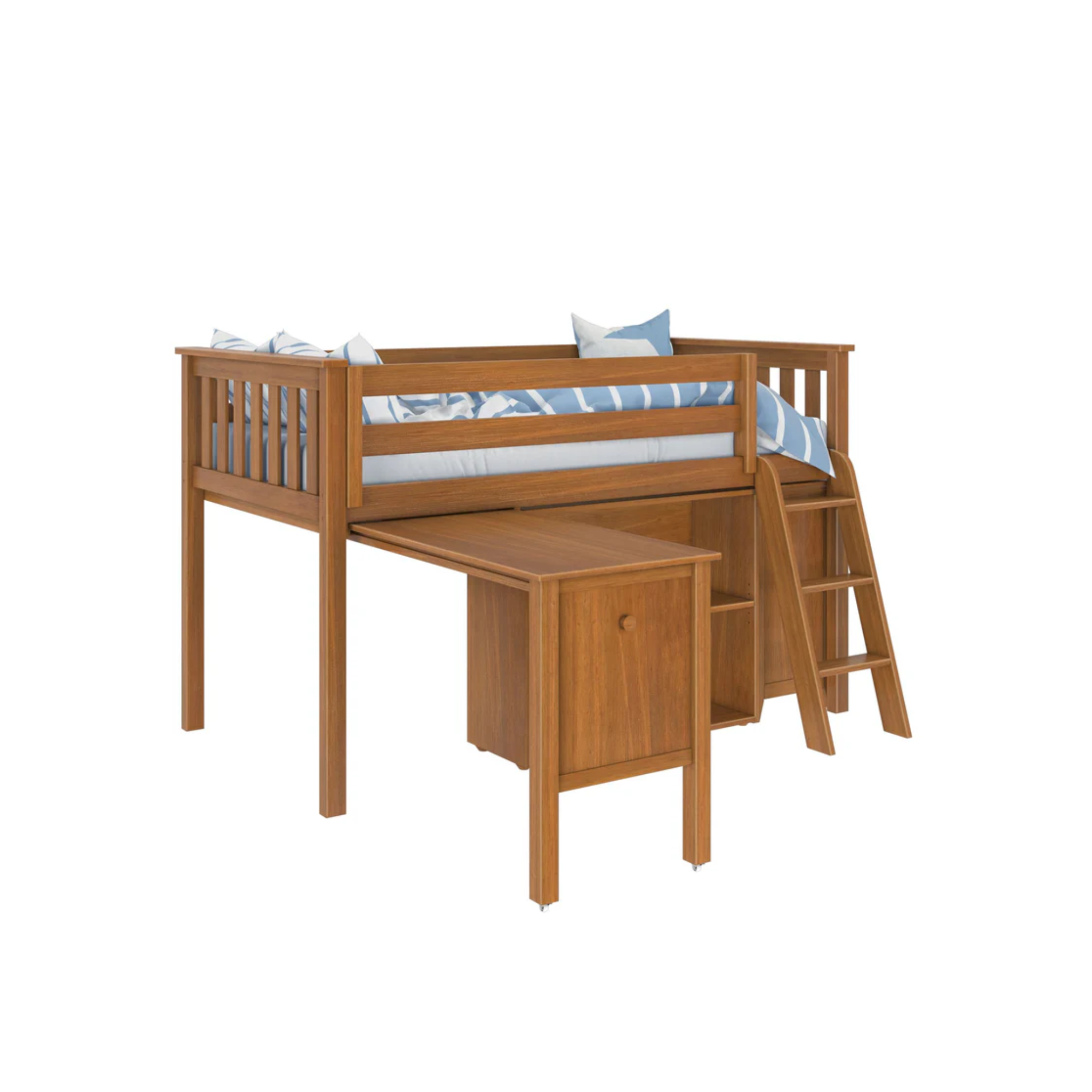 Kent - Twin/Full Bunk Bed w/Angle Ladder - Tots to Teens Furniture