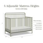 Winston 4 in 1 Convertible Crib - Tots to Teens Furniture