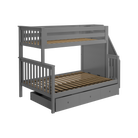 Newcastle - Twin/Full Bunk Bed w/ Staircase - Tots to Teens Furniture