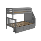 Newcastle - Twin/Full Bunk Bed w/ Staircase - Tots to Teens Furniture
