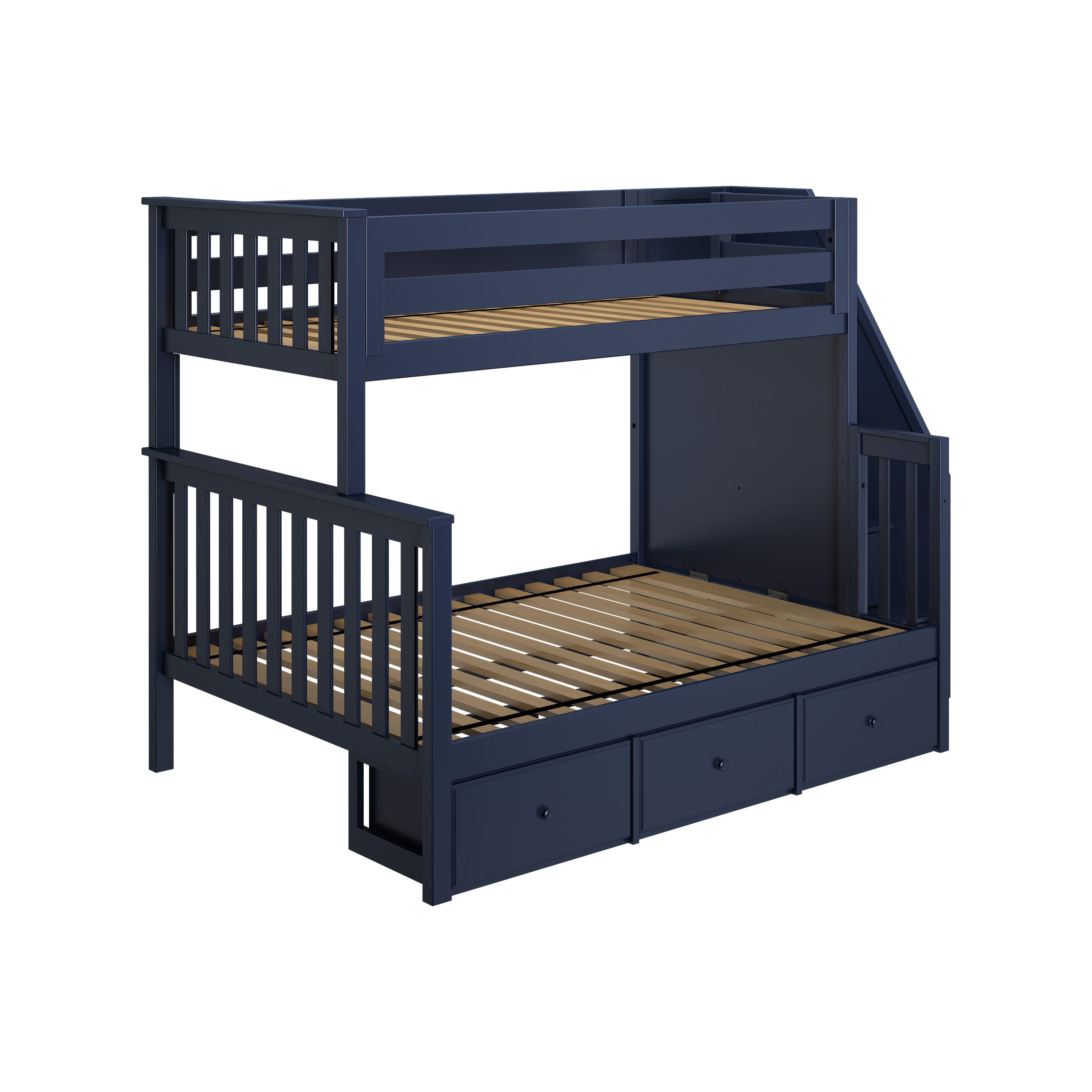 Sunderland - Twin/Twin Bunk Bed w/ Staircase - Tots to Teens Furniture