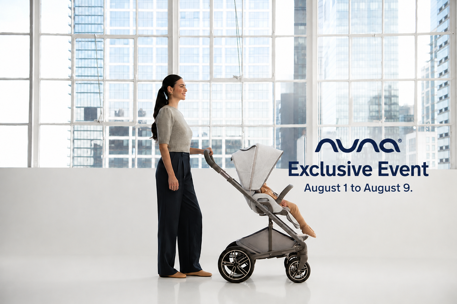 Nuna Exclusive Event August 2026 woman mixx next stroller