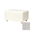 Oilo Ollie Ottoman a Chair and a Half - Stationary Rectangle Ottoman With Wood Legs - Tots to Teens Furniture