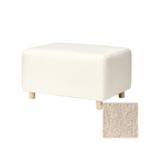 Oilo Ollie Ottoman a Chair and a Half - Stationary Rectangle Ottoman With Wood Legs - Tots to Teens Furniture