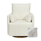 Oilo Ollie Standard Size - Swivel Nursery Glider with Back Recline Feature