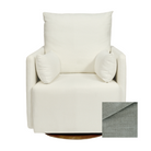 Oilo Ollie Standard Size - Swivel Nursery Glider with Back Recline Feature