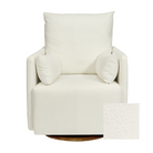 Oilo Ollie Standard Size - Swivel Nursery Glider with Back Recline Feature