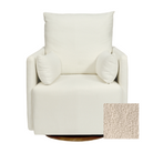 Oilo Ollie Standard Size - Swivel Nursery Glider with Back Recline Feature