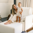 Oilo Ollie a Chair and a Half - Swivel Nursery Glider with Back Recline Feature