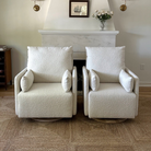 Oilo Ollie a Chair and a Half - Swivel Nursery Glider with Back Recline Feature