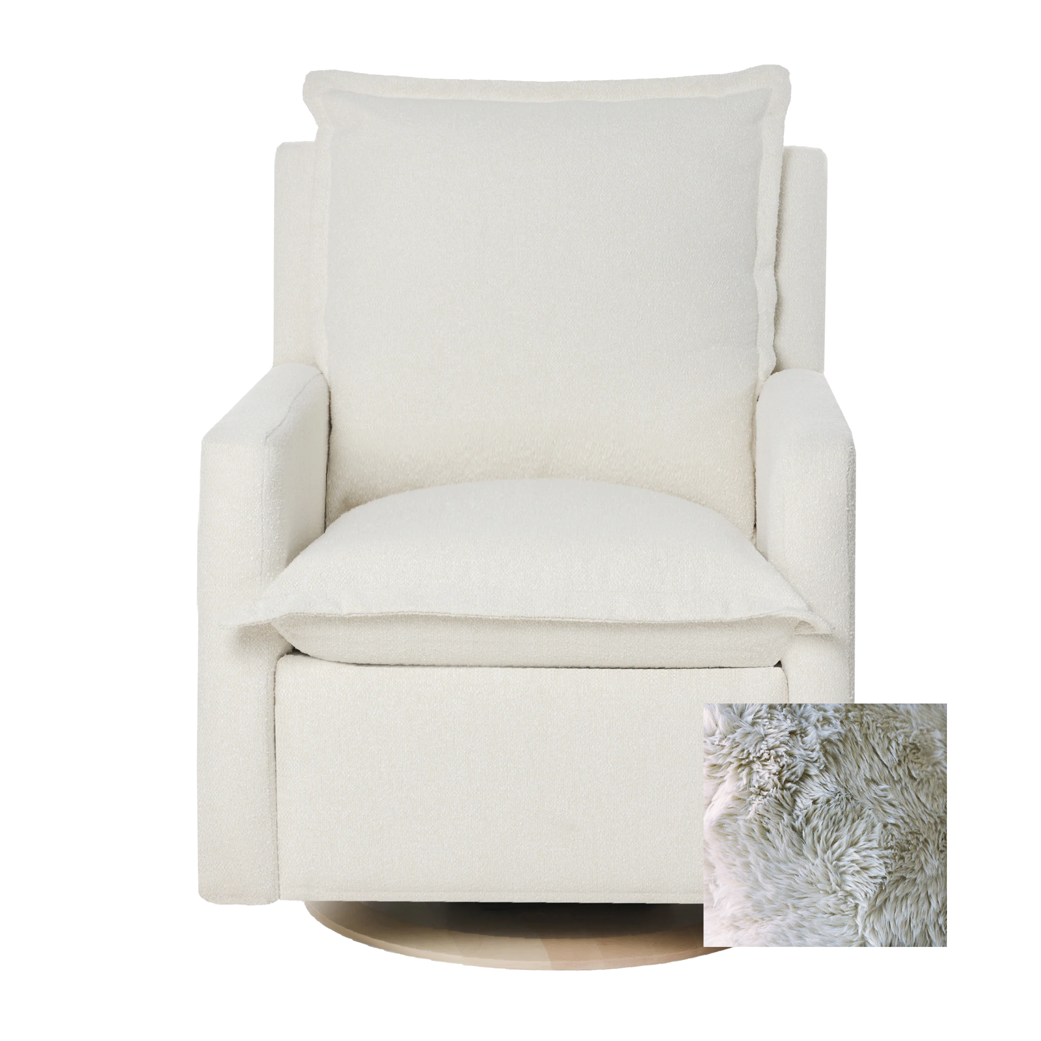 Oilo Flynn Gliding Swivel Recliner - Tots to Teens Furniture