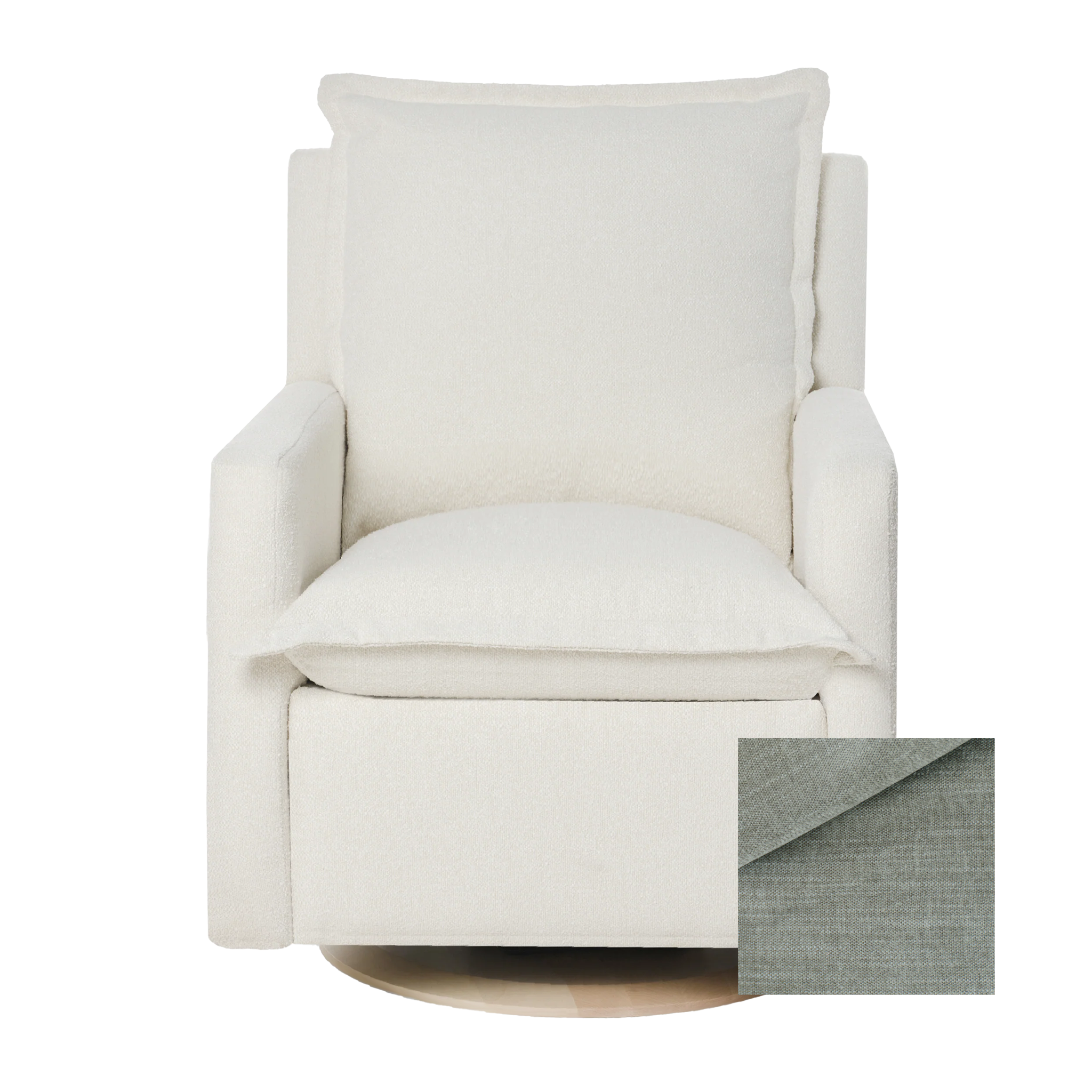 Oilo Flynn Gliding Swivel Recliner - Tots to Teens Furniture