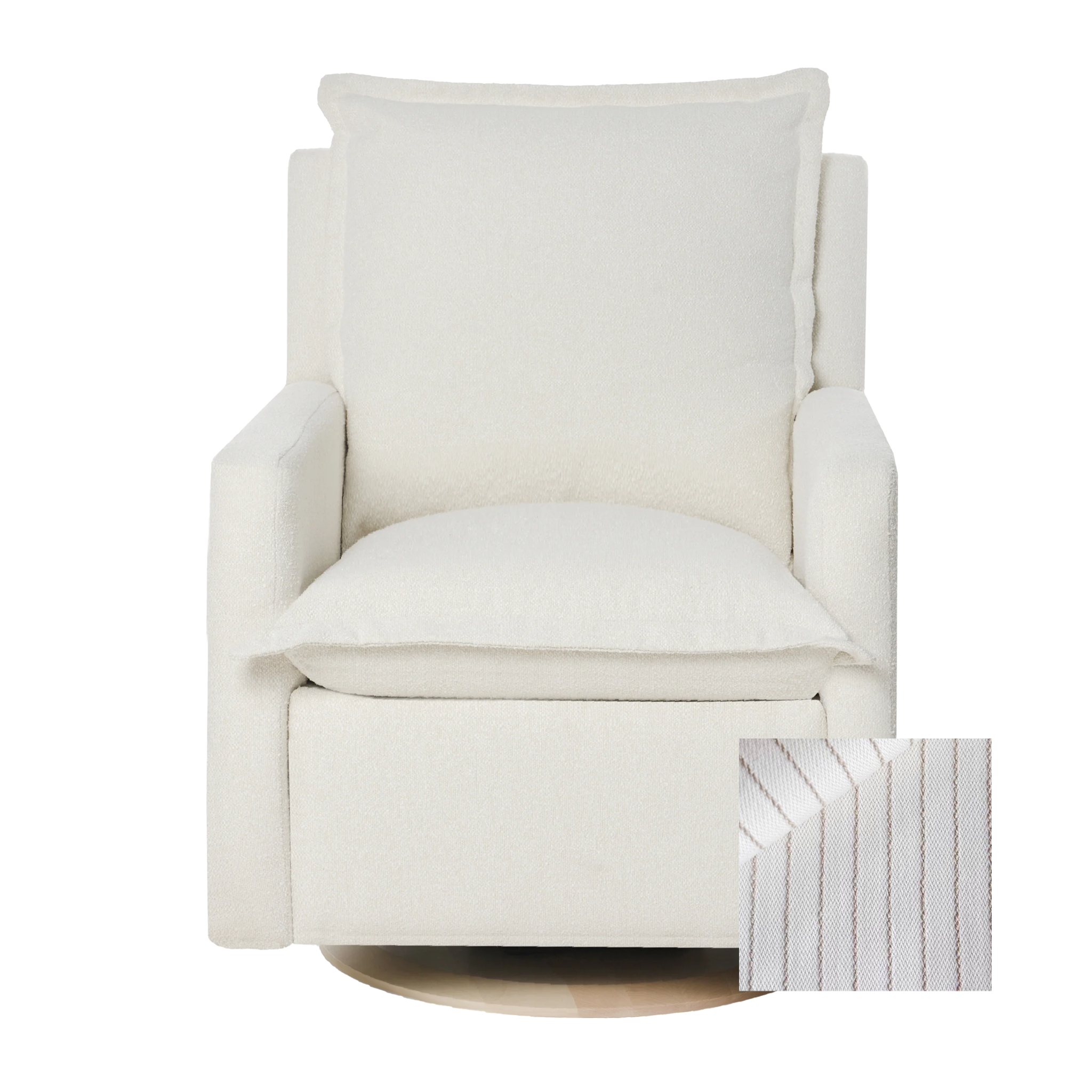 Oilo Flynn Gliding Swivel Recliner - Tots to Teens Furniture