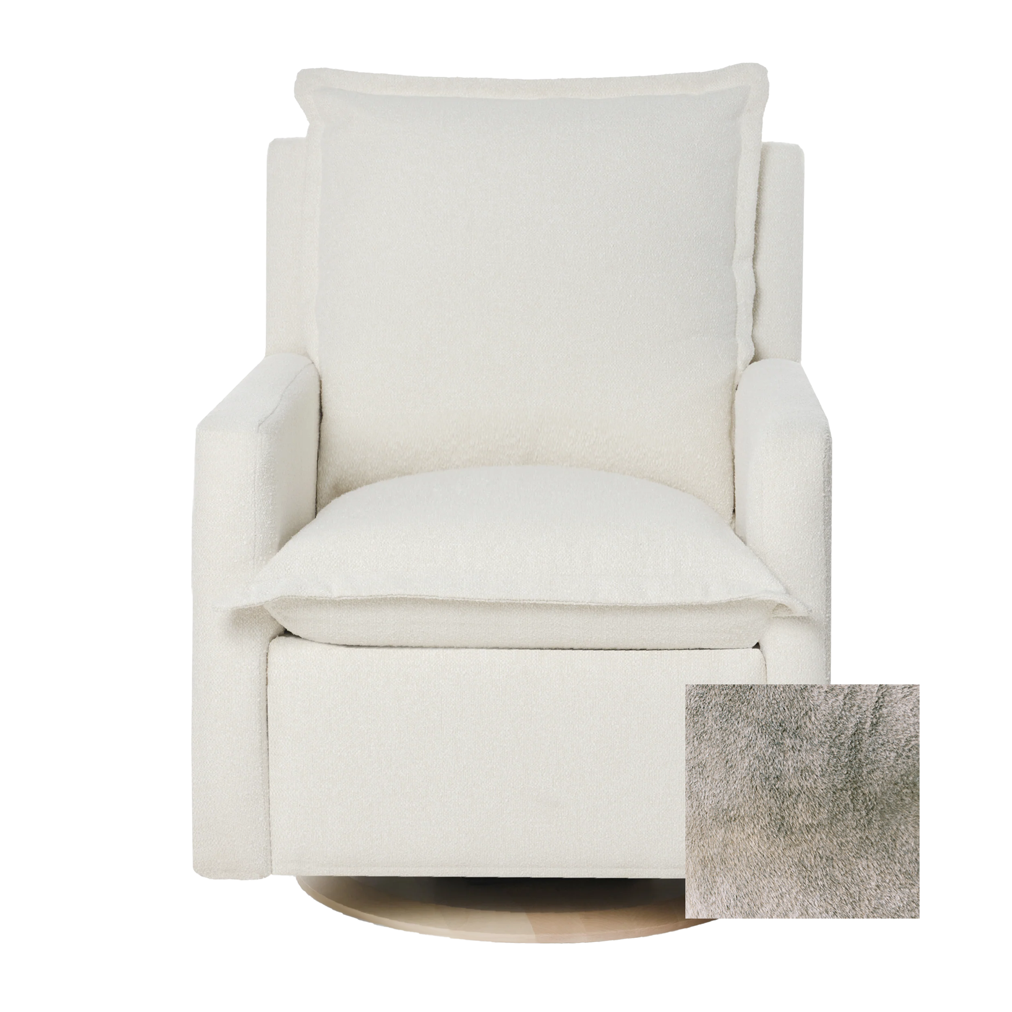 Oilo Flynn Gliding Swivel Recliner - Tots to Teens Furniture