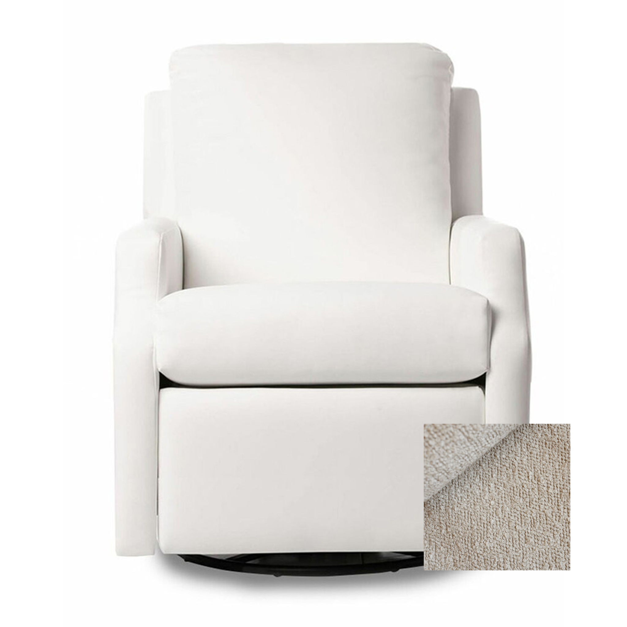 Oilo Harlow Gliding Swivel Nursery Recliner - Tots to Teens Furniture
