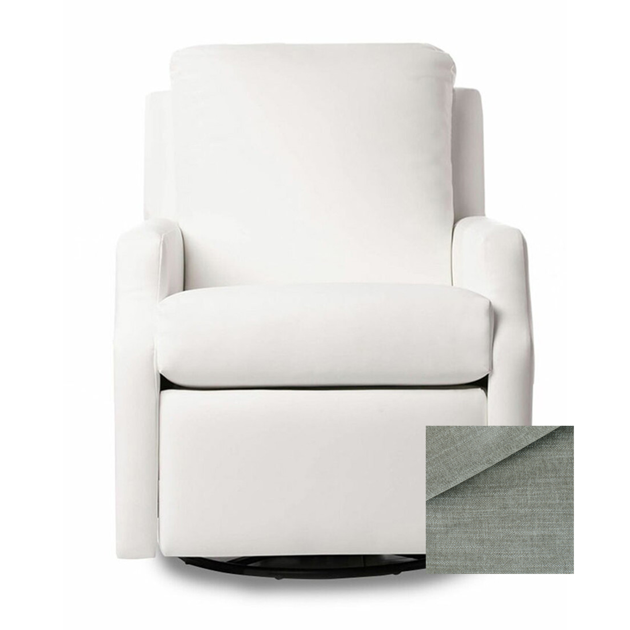 Oilo Harlow Gliding Swivel Nursery Recliner - Tots to Teens Furniture