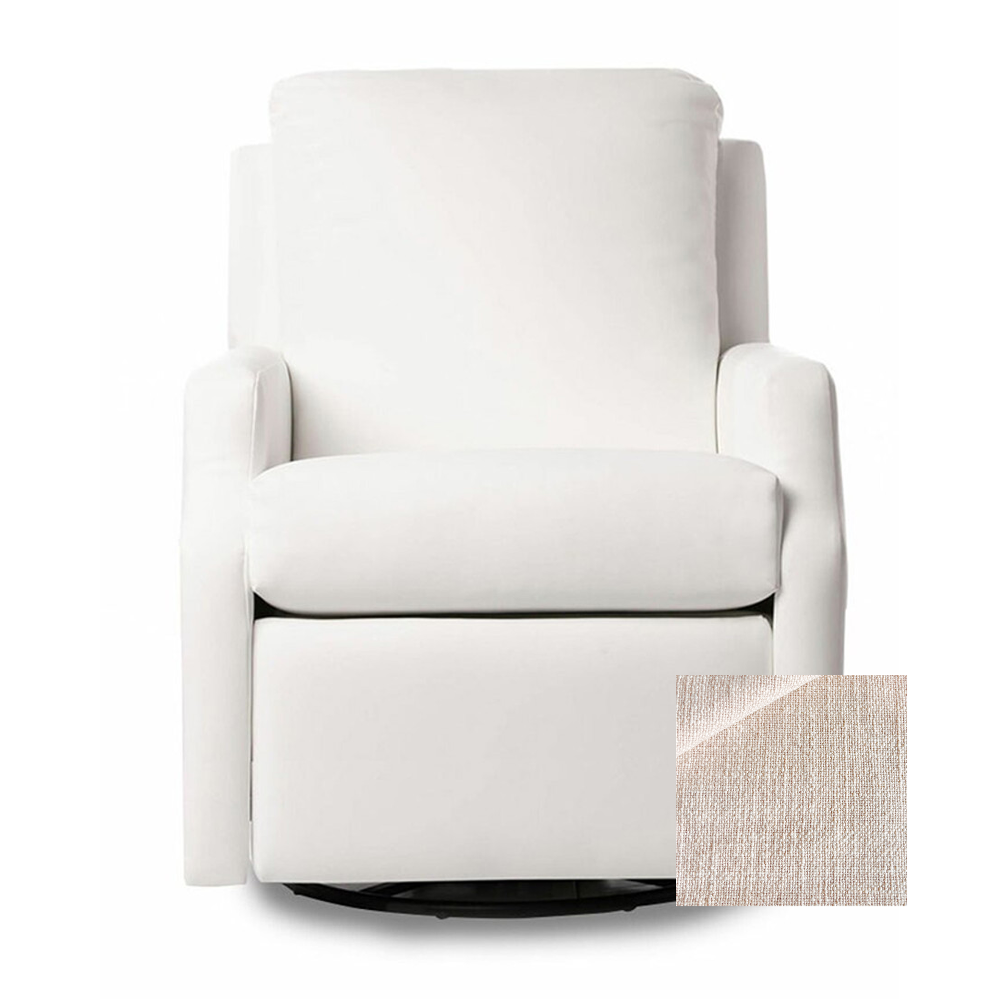 Oilo Harlow Gliding Swivel Nursery Recliner - Tots to Teens Furniture