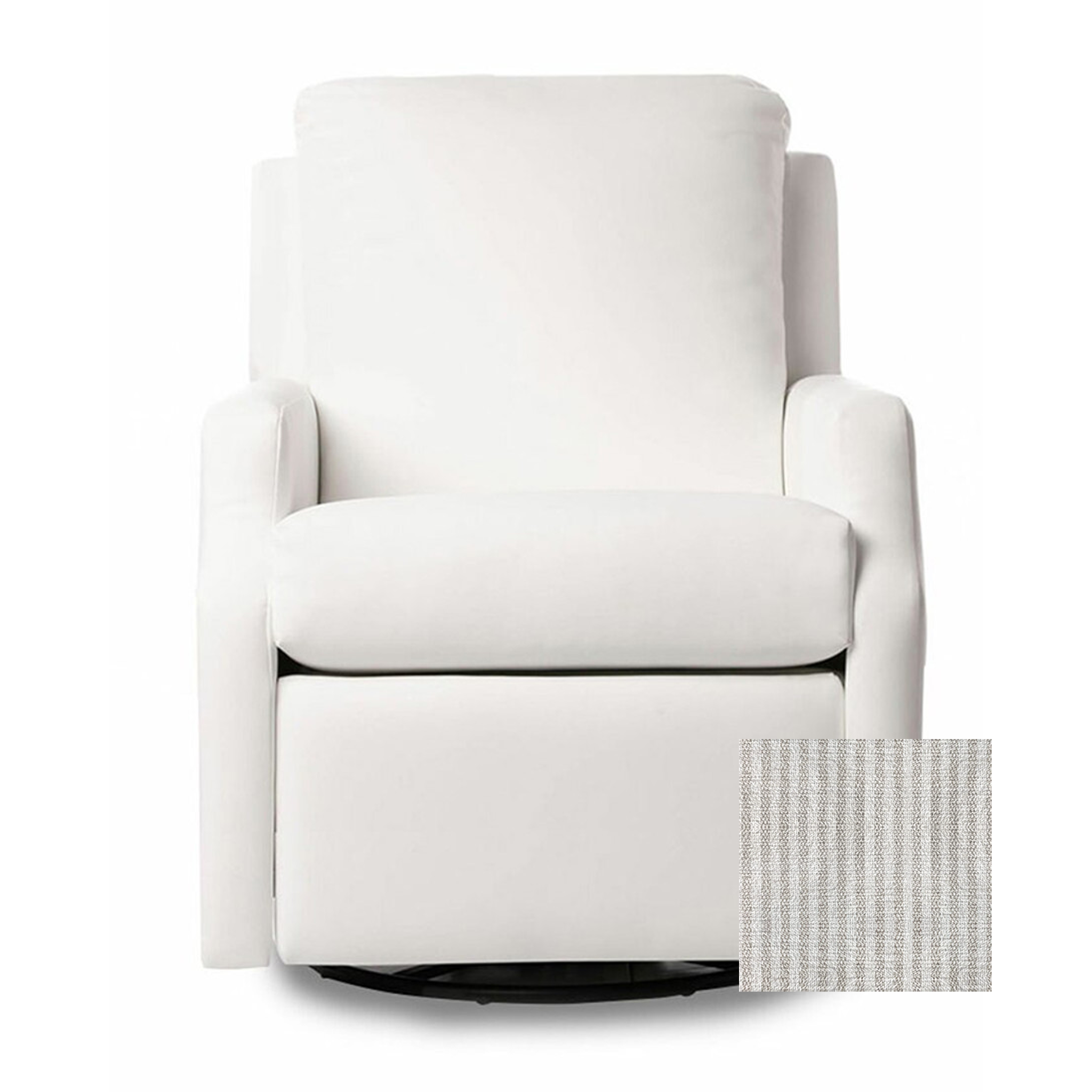 Oilo Harlow Gliding Swivel Nursery Recliner - Tots to Teens Furniture