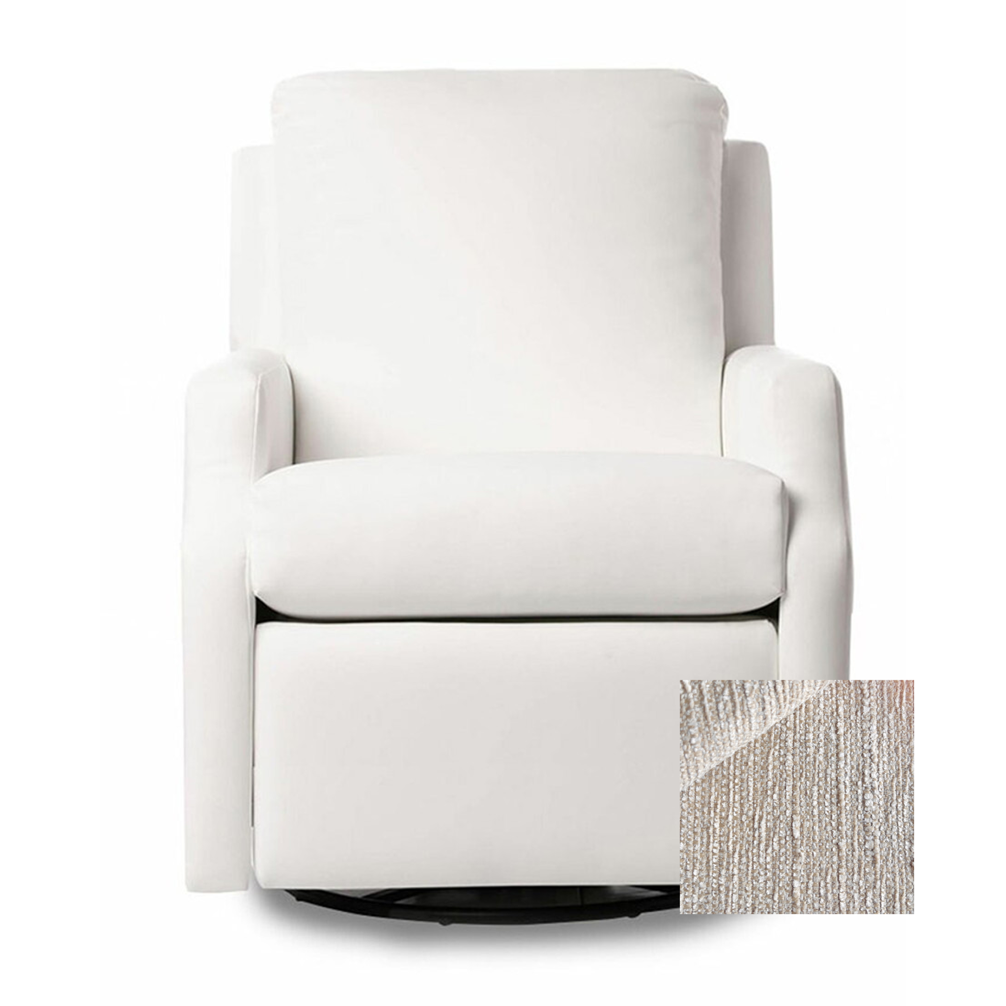 Oilo Harlow Gliding Swivel Nursery Recliner - Tots to Teens Furniture