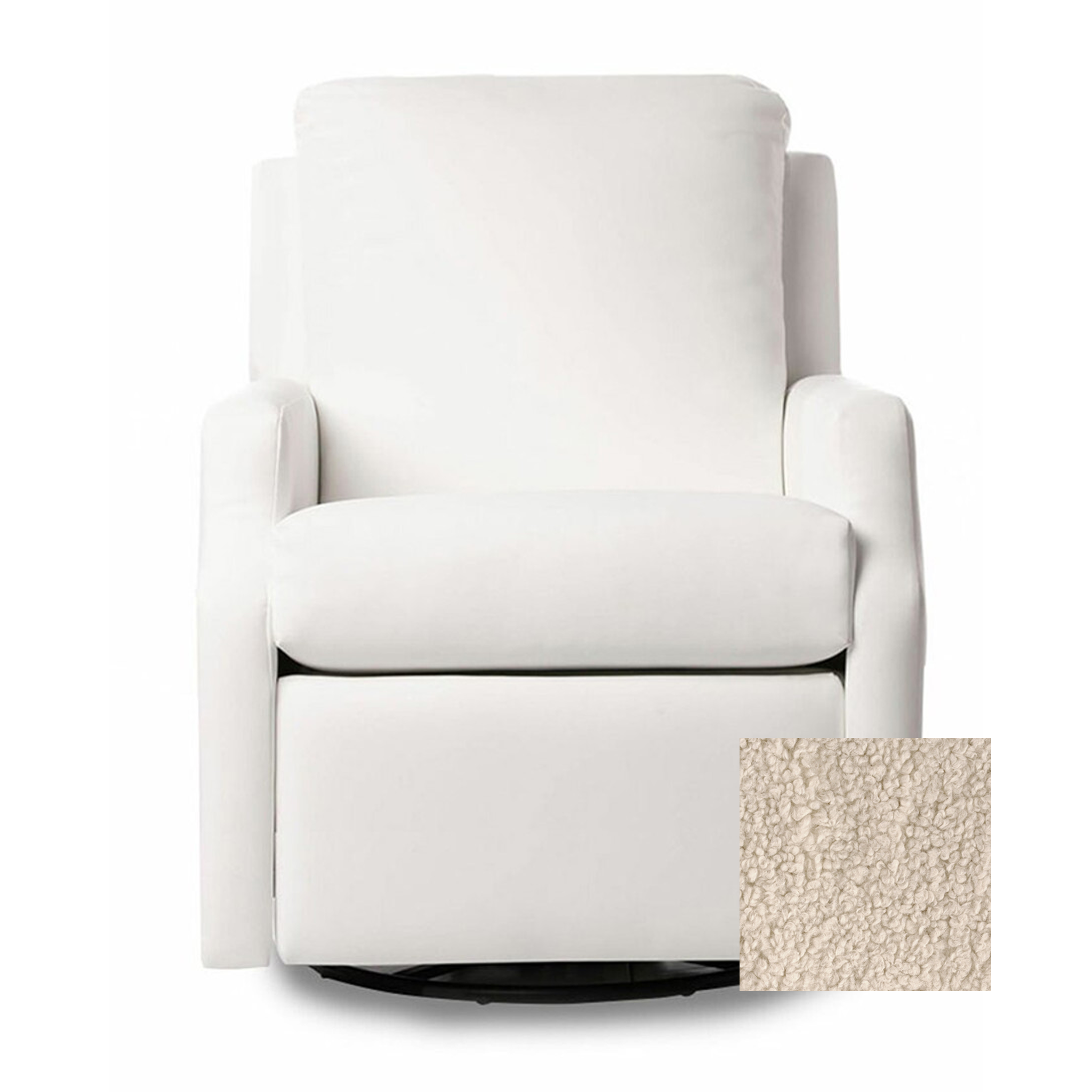 Oilo Harlow Gliding Swivel Nursery Recliner - Tots to Teens Furniture