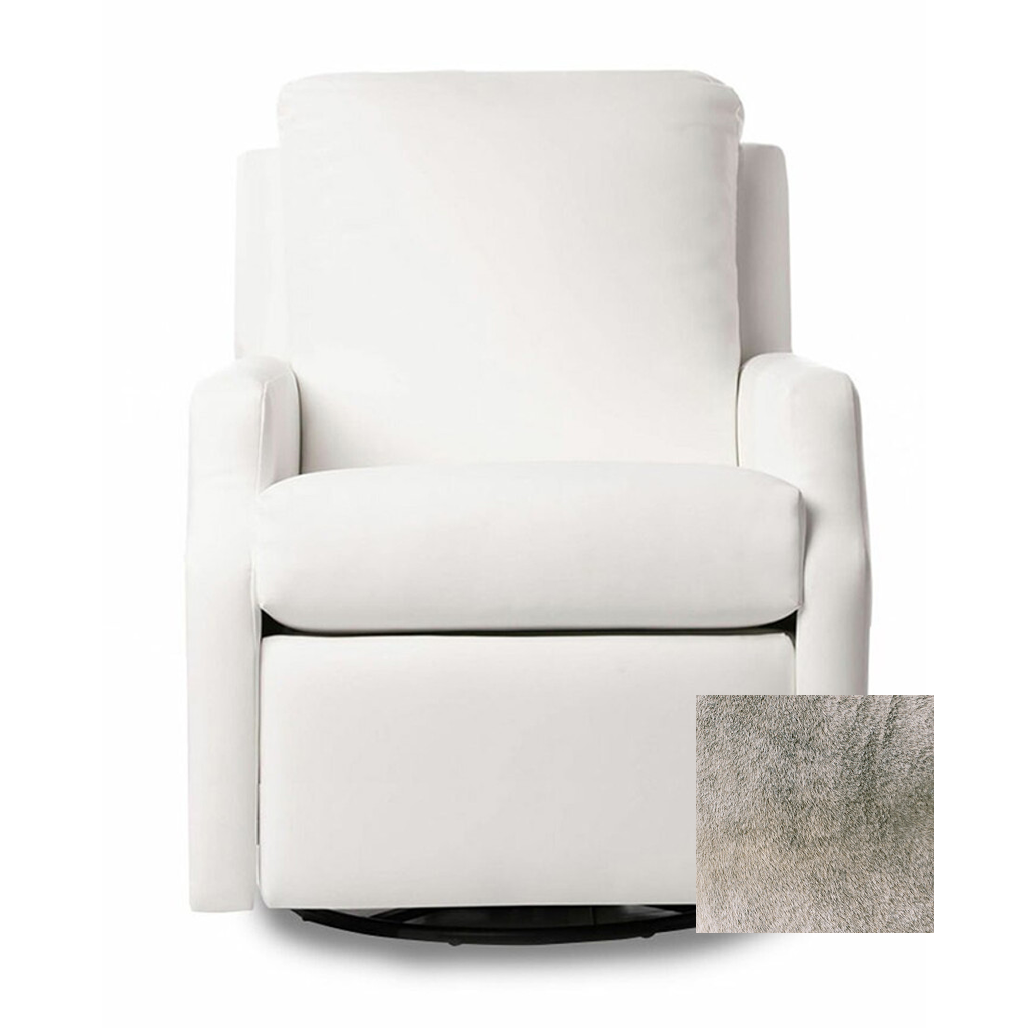 Oilo Harlow Gliding Swivel Nursery Recliner - Tots to Teens Furniture
