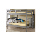 Oxford Full Over Full Bunk Bed in Wire Brushed Gray - Tots to Teens Furniture