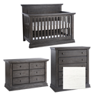 Modena Forever Crib + Double Dresser + 5 Drawer Chest | Tots to Teens Furniture