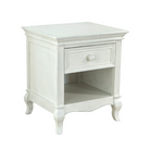 Diamante Nightstand in Vintage White - Tots to Teens Furniture