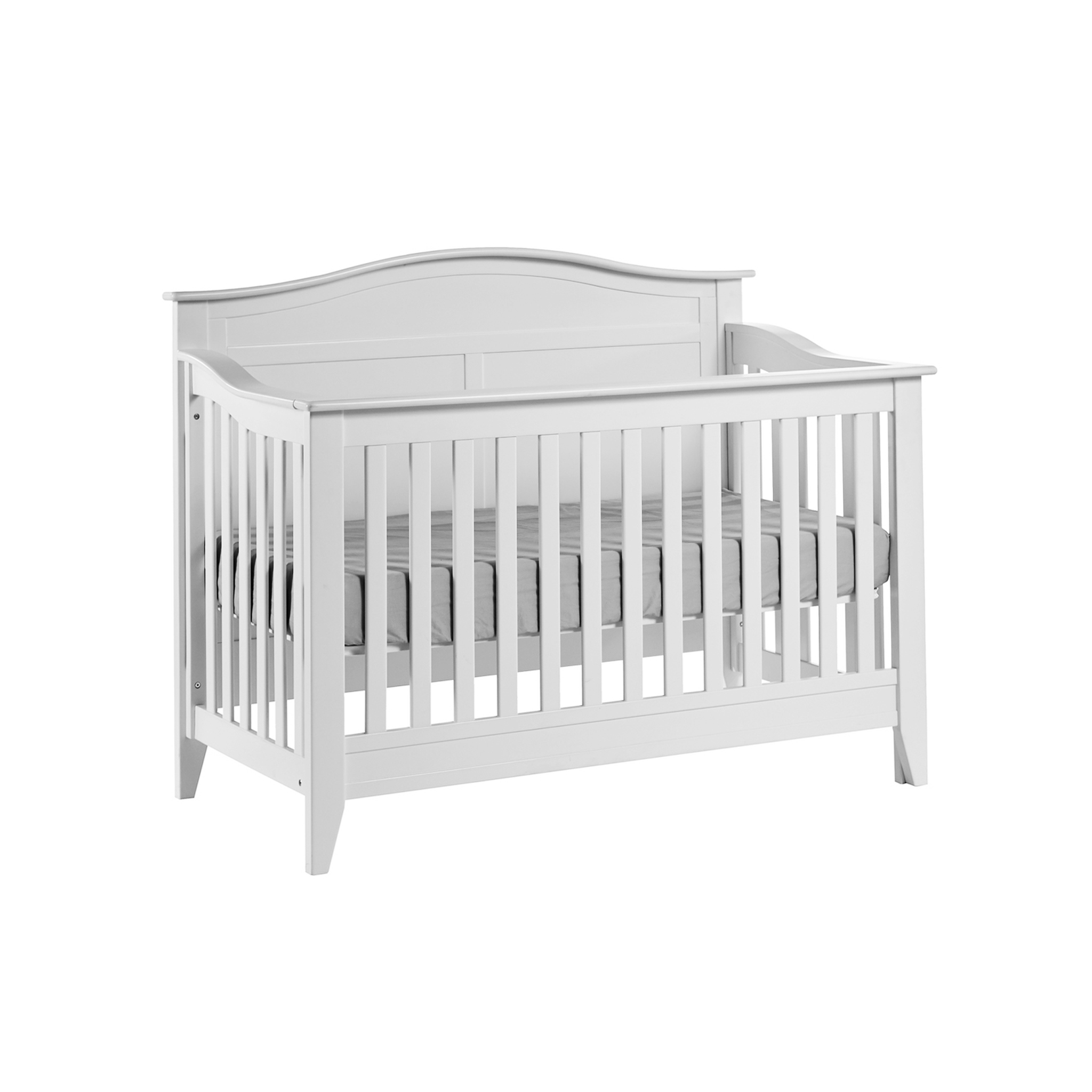 Napoli Curved Top Forever Convertible Crib - Tots to Teens Furniture