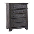 Potenza 5 Drawer Chest in Distressed Granite - Tots to Teens Furniture